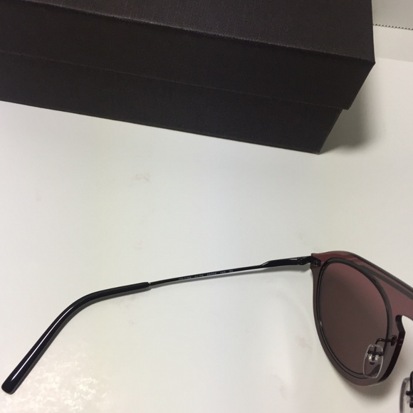 Dolce & Gabbana 48mm Round Sunglasses Bordeaux main image 8